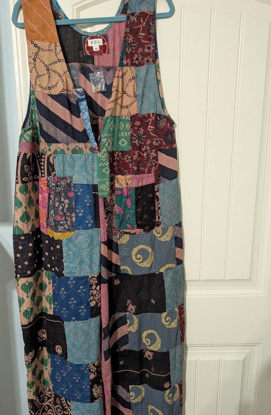 POL Patchwork Floral Multicolor Jumpsuit - Picture 7 of 12